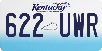 KY license plate 622UWR