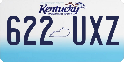 KY license plate 622UXZ