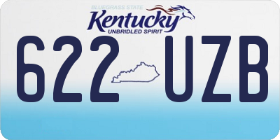 KY license plate 622UZB
