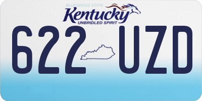 KY license plate 622UZD