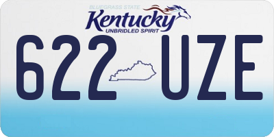 KY license plate 622UZE