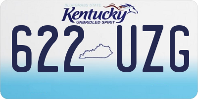 KY license plate 622UZG