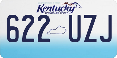 KY license plate 622UZJ