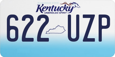 KY license plate 622UZP