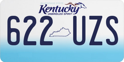 KY license plate 622UZS