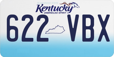 KY license plate 622VBX