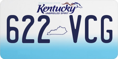 KY license plate 622VCG