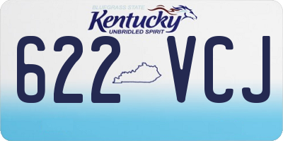 KY license plate 622VCJ