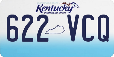 KY license plate 622VCQ