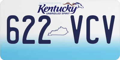 KY license plate 622VCV