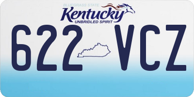 KY license plate 622VCZ