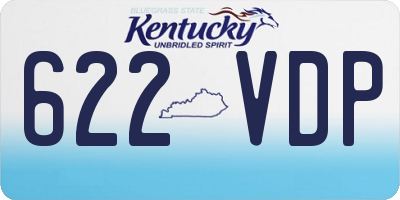 KY license plate 622VDP
