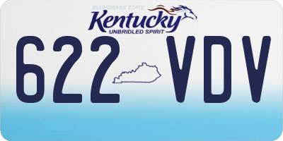 KY license plate 622VDV