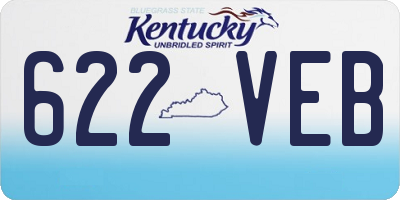 KY license plate 622VEB