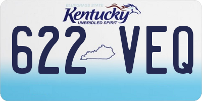 KY license plate 622VEQ