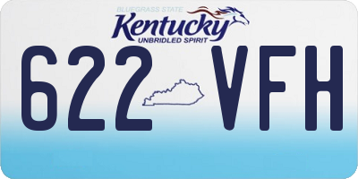 KY license plate 622VFH