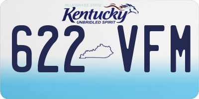 KY license plate 622VFM
