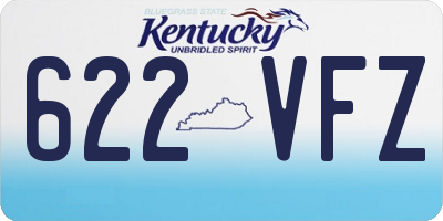 KY license plate 622VFZ