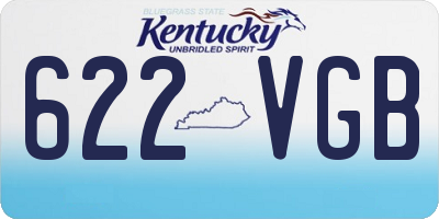 KY license plate 622VGB