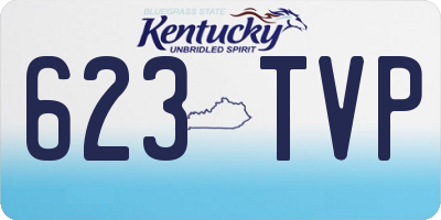 KY license plate 623TVP