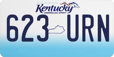 KY license plate 623URN