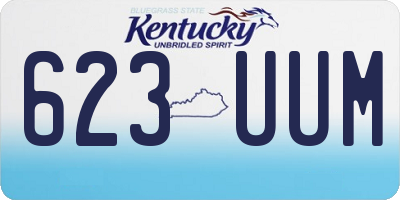 KY license plate 623UUM
