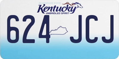 KY license plate 624JCJ