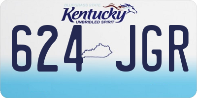 KY license plate 624JGR