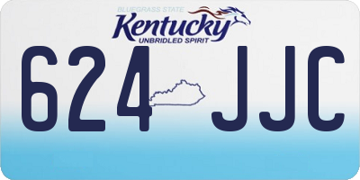 KY license plate 624JJC