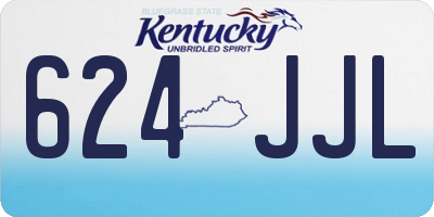 KY license plate 624JJL