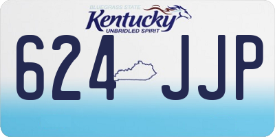KY license plate 624JJP