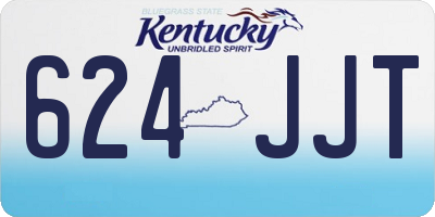 KY license plate 624JJT