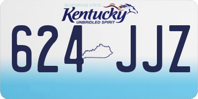 KY license plate 624JJZ