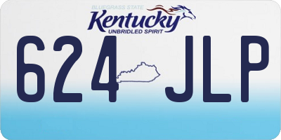 KY license plate 624JLP
