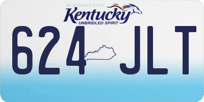 KY license plate 624JLT