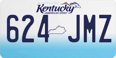 KY license plate 624JMZ