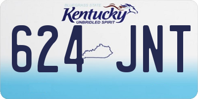 KY license plate 624JNT