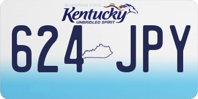 KY license plate 624JPY