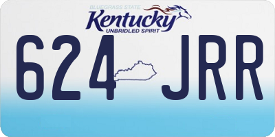 KY license plate 624JRR