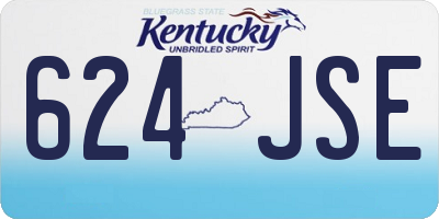 KY license plate 624JSE