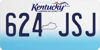 KY license plate 624JSJ