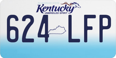 KY license plate 624LFP