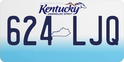 KY license plate 624LJQ