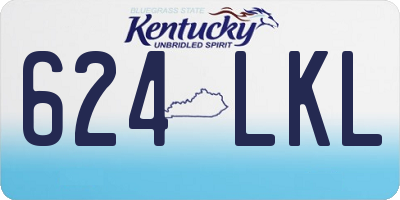 KY license plate 624LKL