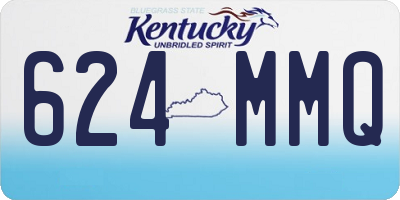 KY license plate 624MMQ