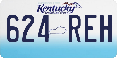 KY license plate 624REH