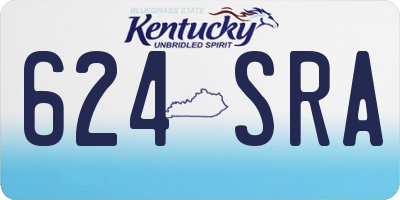 KY license plate 624SRA