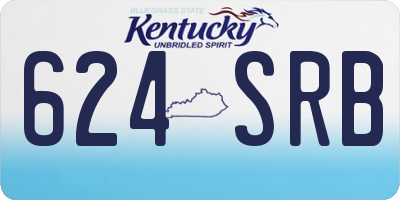 KY license plate 624SRB
