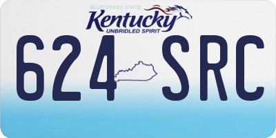 KY license plate 624SRC