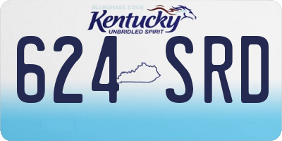KY license plate 624SRD